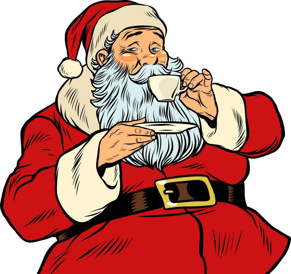 Mikulás kávézik Mikulás kávézik