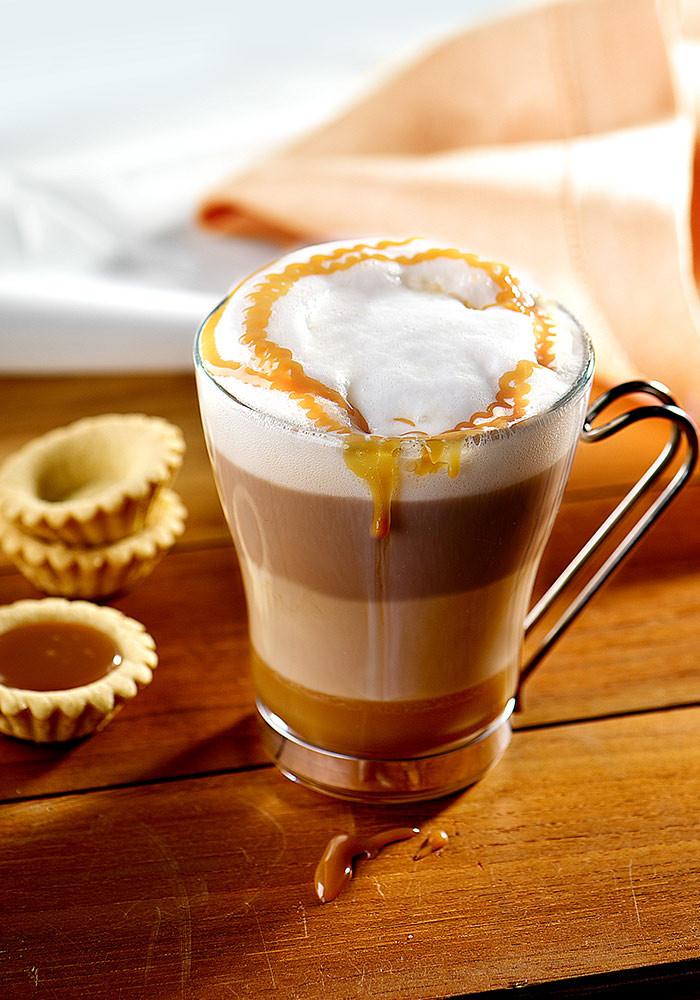 Habos fahéjas karamellás latte Habos fahéjas karamellás latte