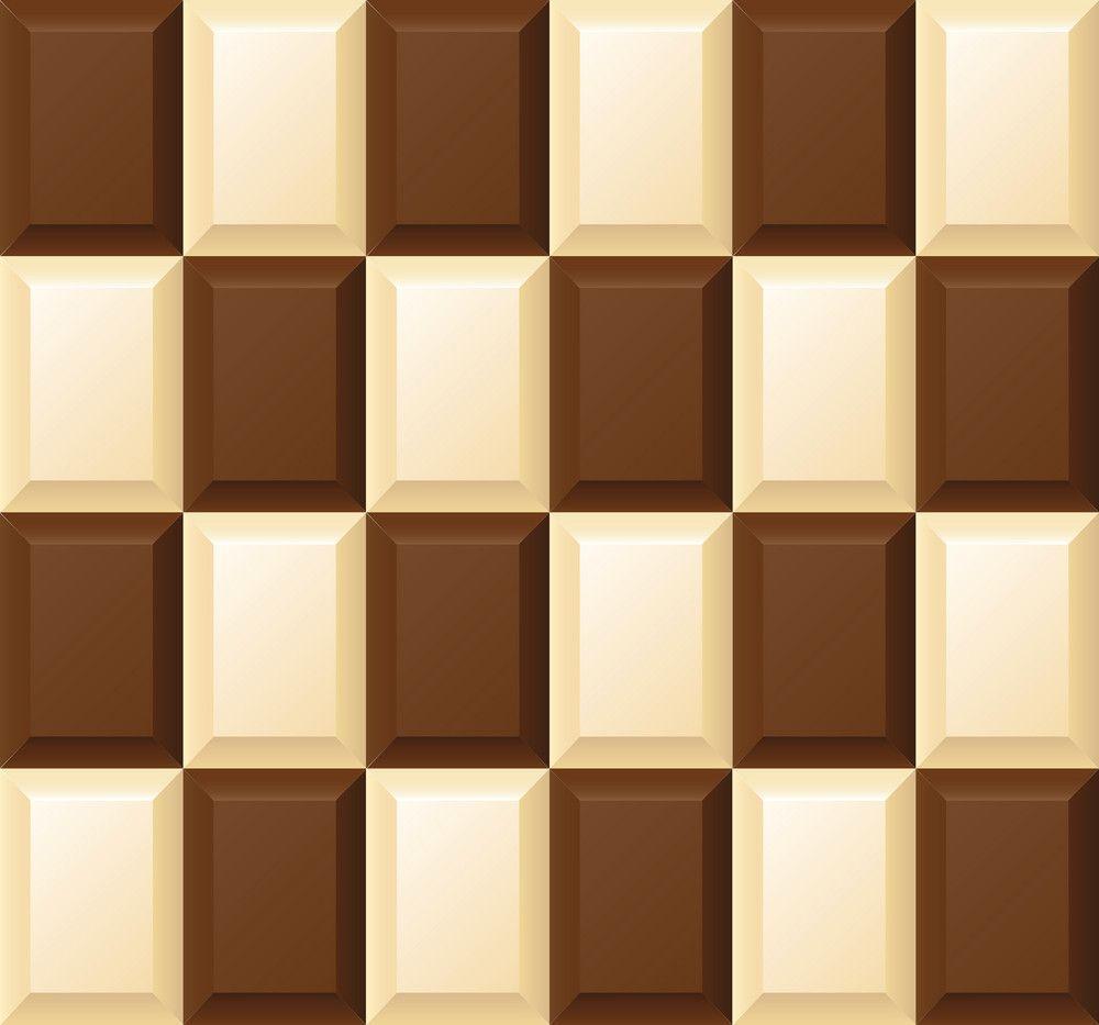 Fekete és fehér csokidarabok Fekete és fehér csokidarabok