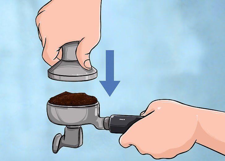 Kávé tamperelés, tömörítés - készül a tökéletes eszpresszó kávé Kávé tamperelés, tömörítés - készül a tökéletes eszpresszó kávé