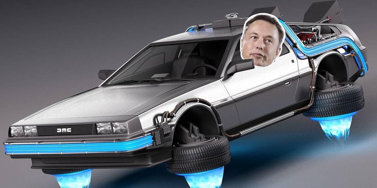 Delorean Elon Musk Cyber Truck Delorean Elon Musk Cyber Truck