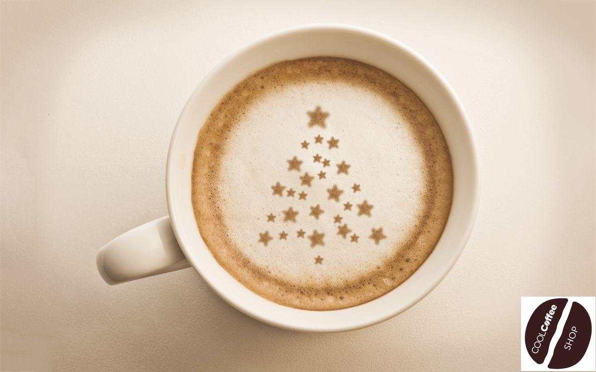 Karácsonyfa kávéhabból Karácsonyfa kávéhabból