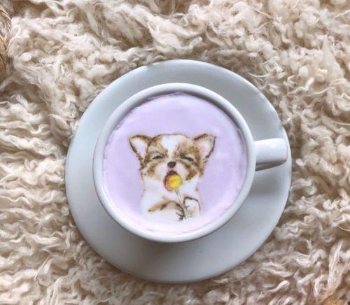 Nyalókával kávéhab Nyalókával kávéhab