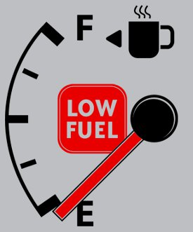 Ilyen egy reggeli állapot. Üres a tank... Ilyen egy reggeli állapot. Üres a tank...