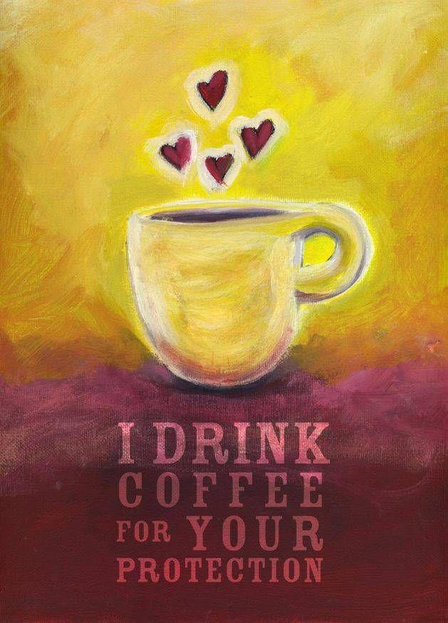 Fekete humor: A Te védelmedben iszom a kávét! Fekete humor: A Te védelmedben iszom a kávét!