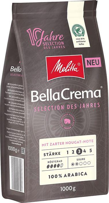 Melitta BellaCrema Selection des Jahres 2021 szemes kávé 1kg Melitta BellaCrema Selection des Jahres 2021 szemes kávé 1kg