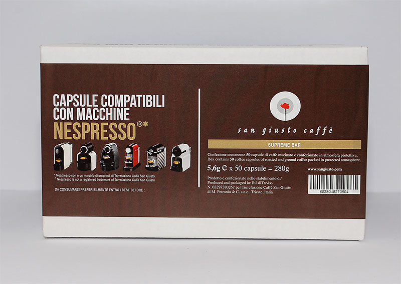 San Giusto SUPREME BAR nespresso kompatibilis kapszula (50db)