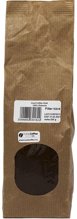 Papírtasakos friss prémium 100% Robusta őrölt kávék Papírtasakos friss prémium 100% Robusta őrölt kávék